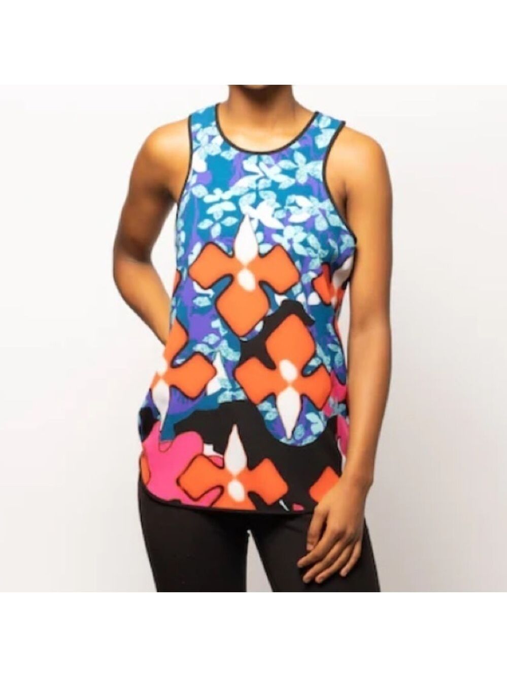 Peter Pilotto Floral tank top tunic